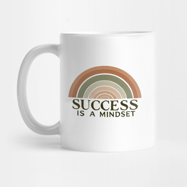 Success is a Mindset, Motivational Quote by logiamerch
