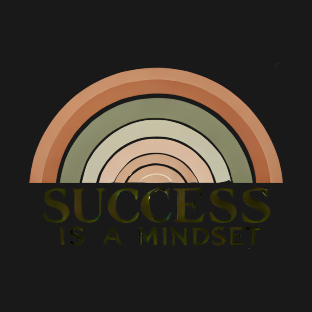 Success is a Mindset, Motivational Quote by logiamerch