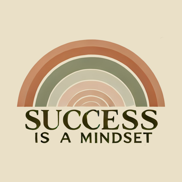 Success is a Mindset, Motivational Quote by logiamerch
