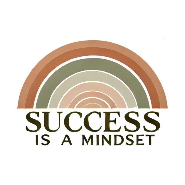 Success is a Mindset, Motivational Quote by logiamerch
