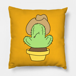 Cowboy Cactus Pillow