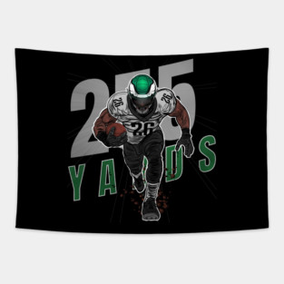 Run the Ball! : Saquon Barkley – 255 Yard Franchise Record Tapestry