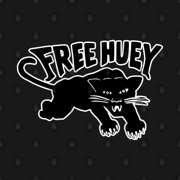 Free Huey Retro Panther - Black Panther by UrbanLifeApparel