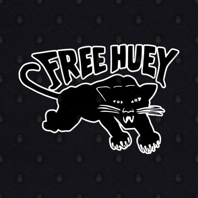 Free Huey Retro Panther - Black Panther by UrbanLifeApparel