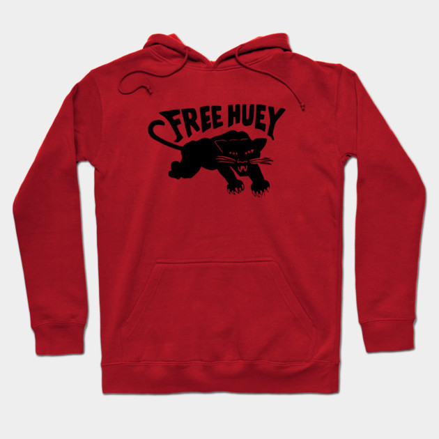 Free Huey Retro Panther - Black Panther Hoodie by UrbanLifeApparel