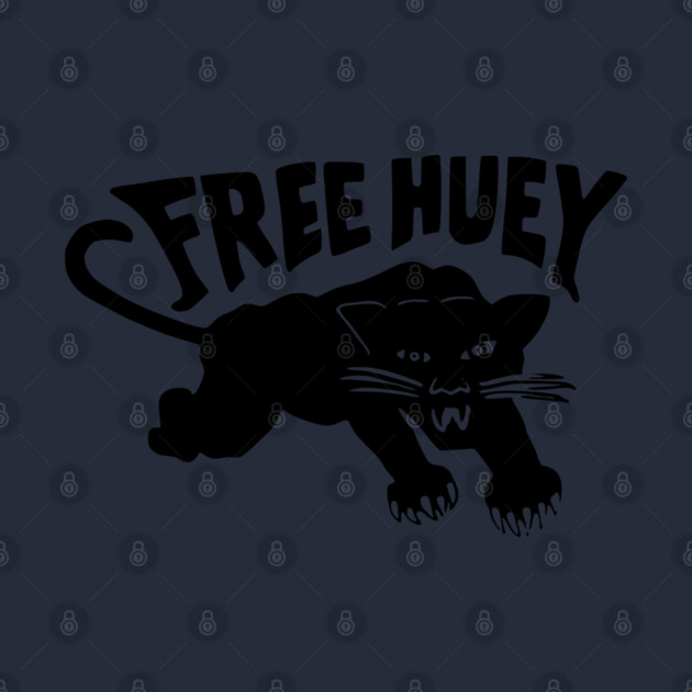 Free Huey Retro Panther - Black Panther by UrbanLifeApparel