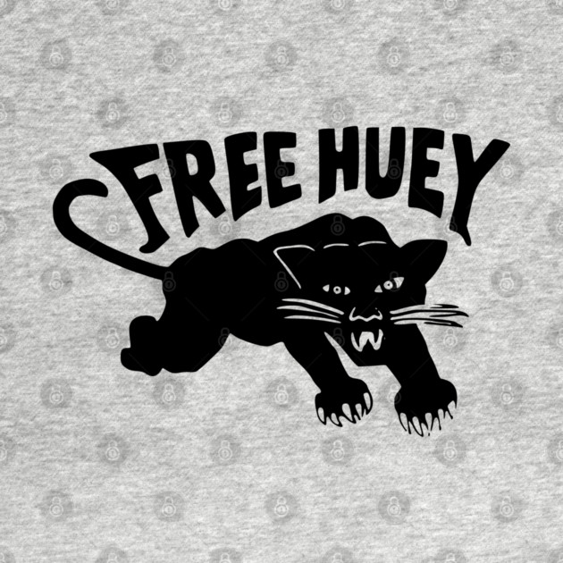 Free Huey Retro Panther - Black Panther by UrbanLifeApparel
