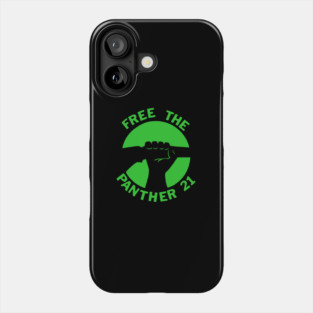Free The Panther 21 - Retro Button Phone Case