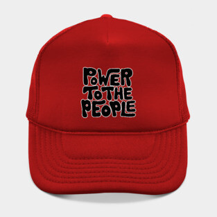 Power To The People - Retro Black Hat