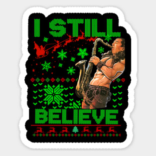 I Still Believe // 80s // Christmas Sticker