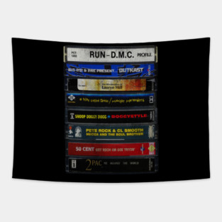 Hip Hop Album Vintage Collection Tapestry