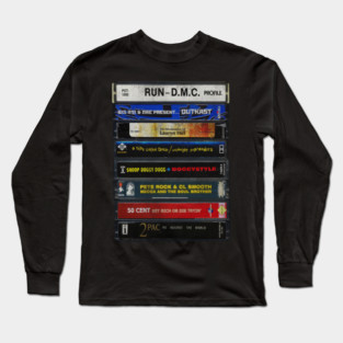 Hip Hop Album Vintage Collection Long Sleeve T-Shirt