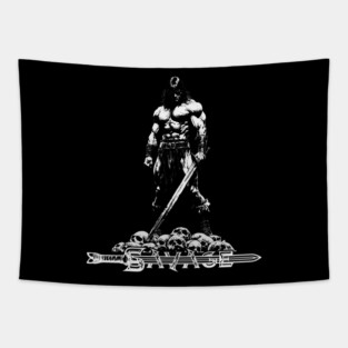 Savage Sword Conan Cimmeria Barbarian Robert E. Howard Hyborian Crom Tapestry