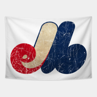 Defunct Montreal Expos Baseball Tapestry