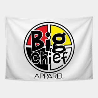 Medicine Wheel Native Pride Big Chief Apparel Logo Tee Tapestry