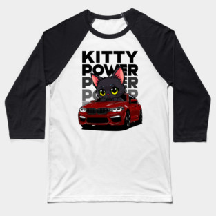 KITTY POWER M5 F90 Baseball T-Shirt