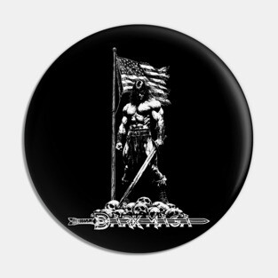 DARK MAGA - Trump, Donald Trump, Make America Great Again, Elon Musk, USA Pin