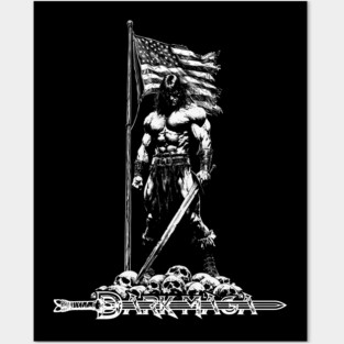 DARK MAGA - Trump, Donald Trump, Make America Great Again, Elon Musk, USA Posters and Art