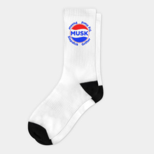 Elon Musk - Multi Level Genius Socks