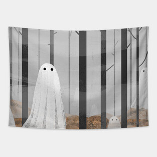 The Woods are full of Ghosts Tapestry