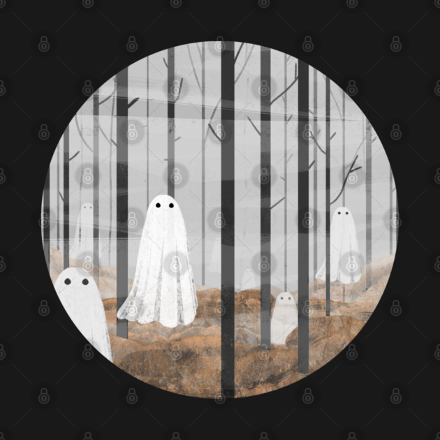The Woods are full of Ghosts by KatherineBlowerDesigns