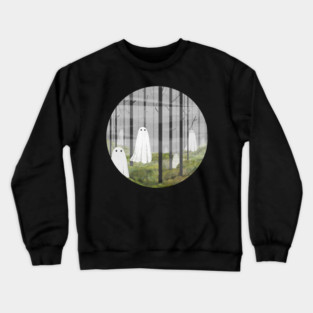 The woods are Full Of Ghosts Crewneck Sweatshirt