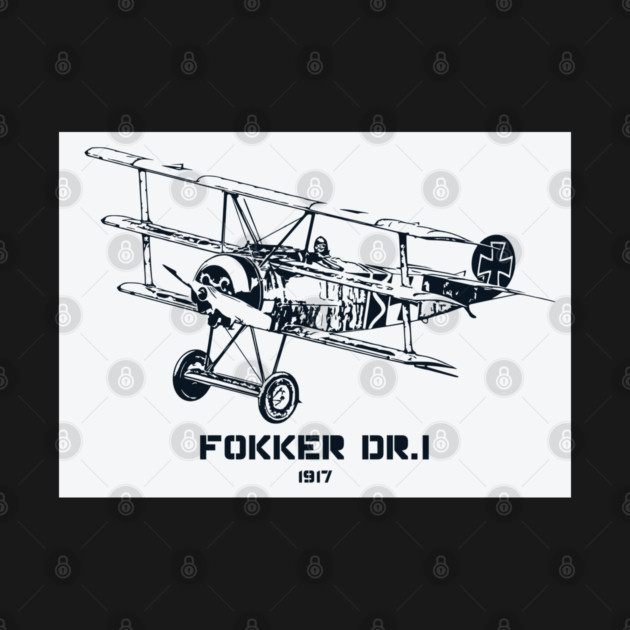 Fokker Dr.I World War I Fighter Plane by Lakeric