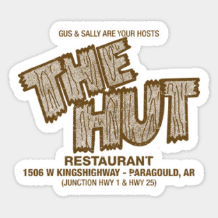 The Hut Restaurant Magnet