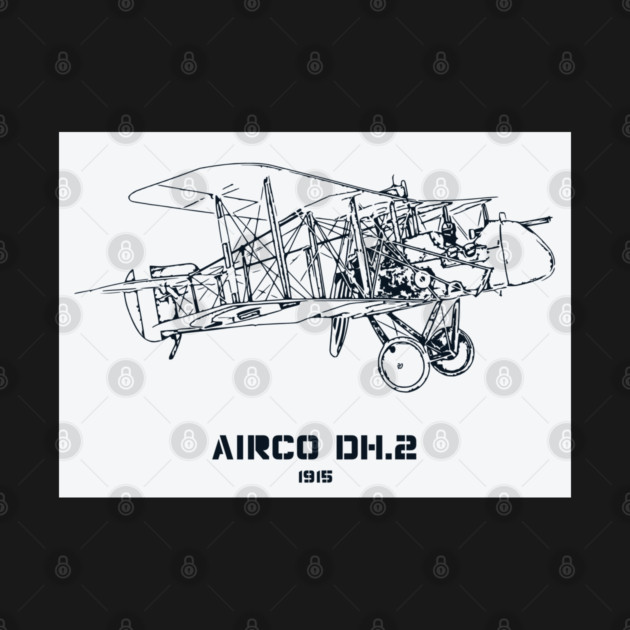 Airco DH.2 World War I Pusher Biplane by Lakeric