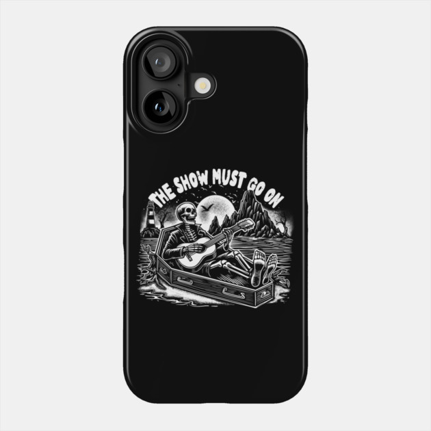 The Show Must Go On Phone Case by artslaves