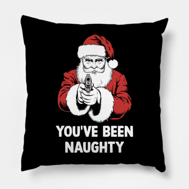 You've Been Naughty Pillow by Cosmo Gazoo