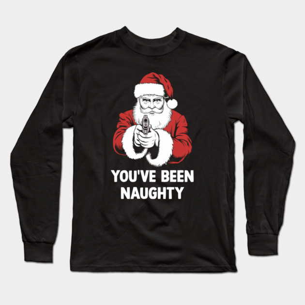 You've Been Naughty Long Sleeve T-Shirt by Cosmo Gazoo