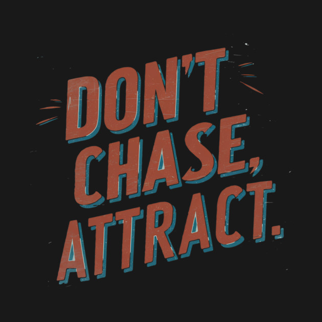 Dont chase Attract, mindset shift by logiamerch