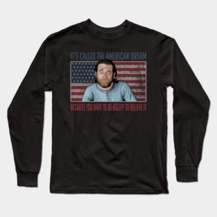 George Carlin American Dream Long Sleeve T-Shirt