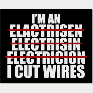 electrician Posters and Art
