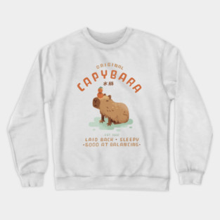 Original Capybara Crewneck Sweatshirt