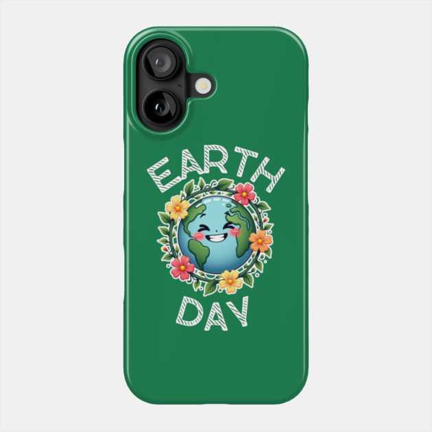 Earth Day, Save The Earth, Make Every Day Earth Day Phone Case by Creatifly Graphic Tees