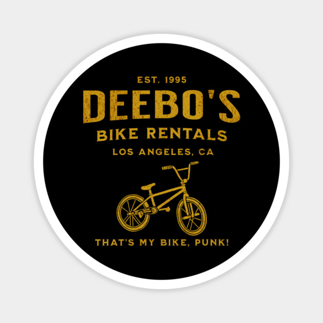 Deebo's Bike Rentals Magnet by UrbanLifeApparel