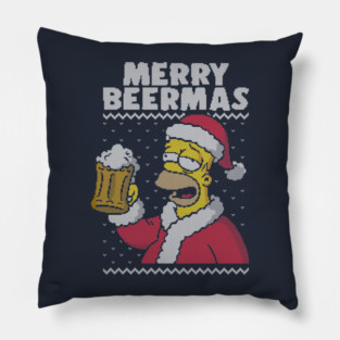 Merry Beermas Pillow