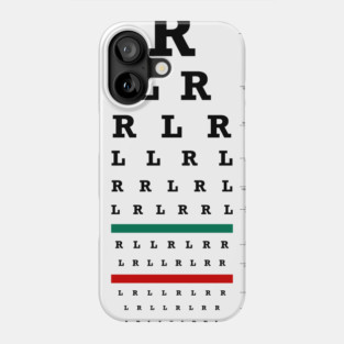 Drummers Eye Chart Phone Case