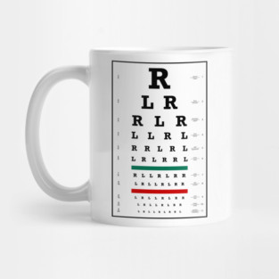 Drummers Eye Chart Mug
