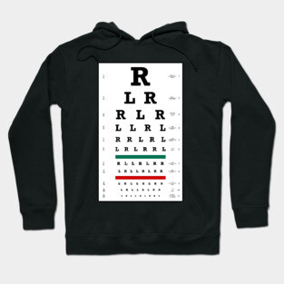 Drummers Eye Chart Hoodie