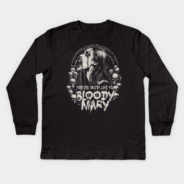 BLOODY MARY Kids Long Sleeve T-Shirt by artslaves