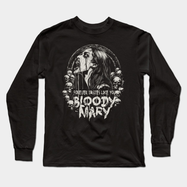 BLOODY MARY Long Sleeve T-Shirt by artslaves