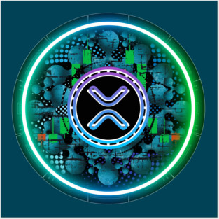 Rippled XRP Posters and Art