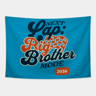 New Big Brother Next Lap Big Brother Mode 2026 Racing Car Fan Racer Tapestry