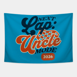 New Uncle Next Lap Uncle Mode 2026 Racing Car Uncle Racer Tapestry