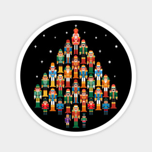Christmas Nutcrackers Tree Magnet