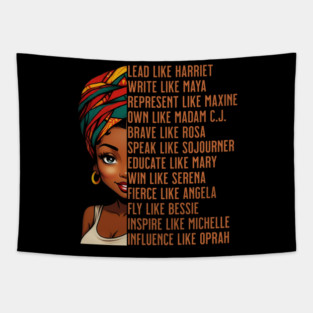 Women of Black History, Powerful Black Women, Black History Tapestry