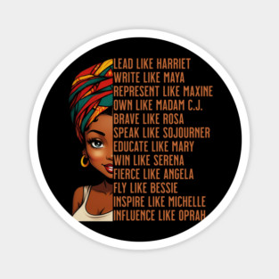 Women of Black History, Powerful Black Women, Black History Magnet